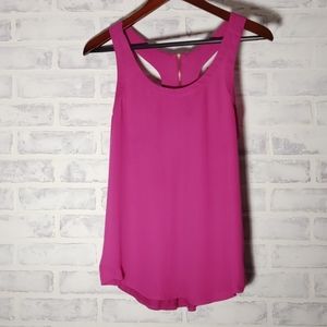 NWT Express zip-back fuchsia top